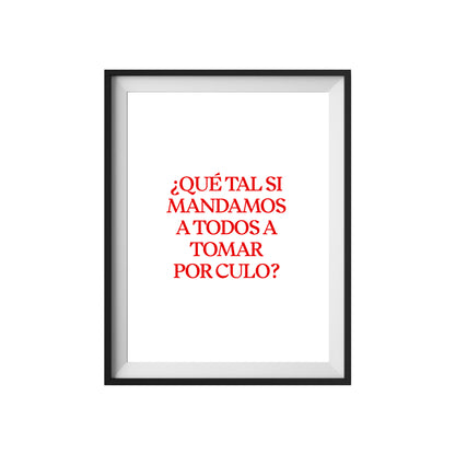 POSTER CULO