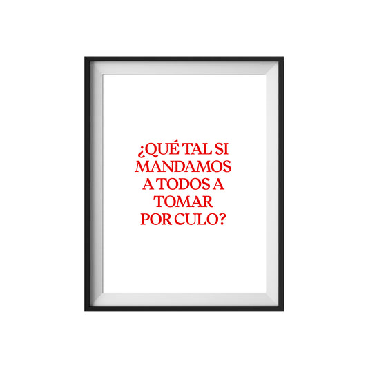 POSTER CULO