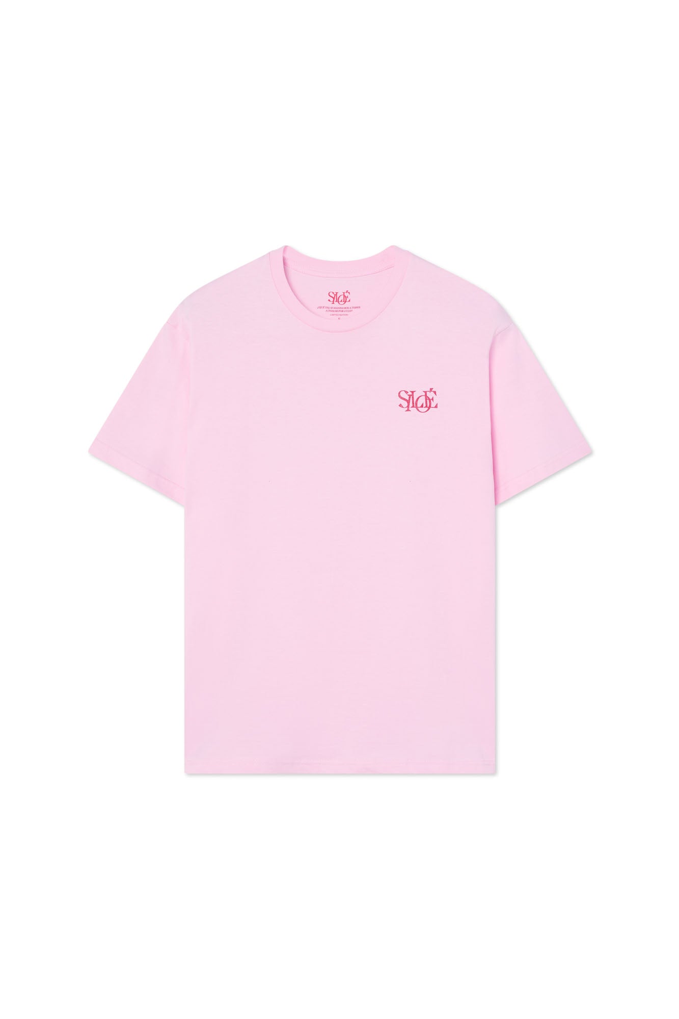 Camiseta rosa y roja