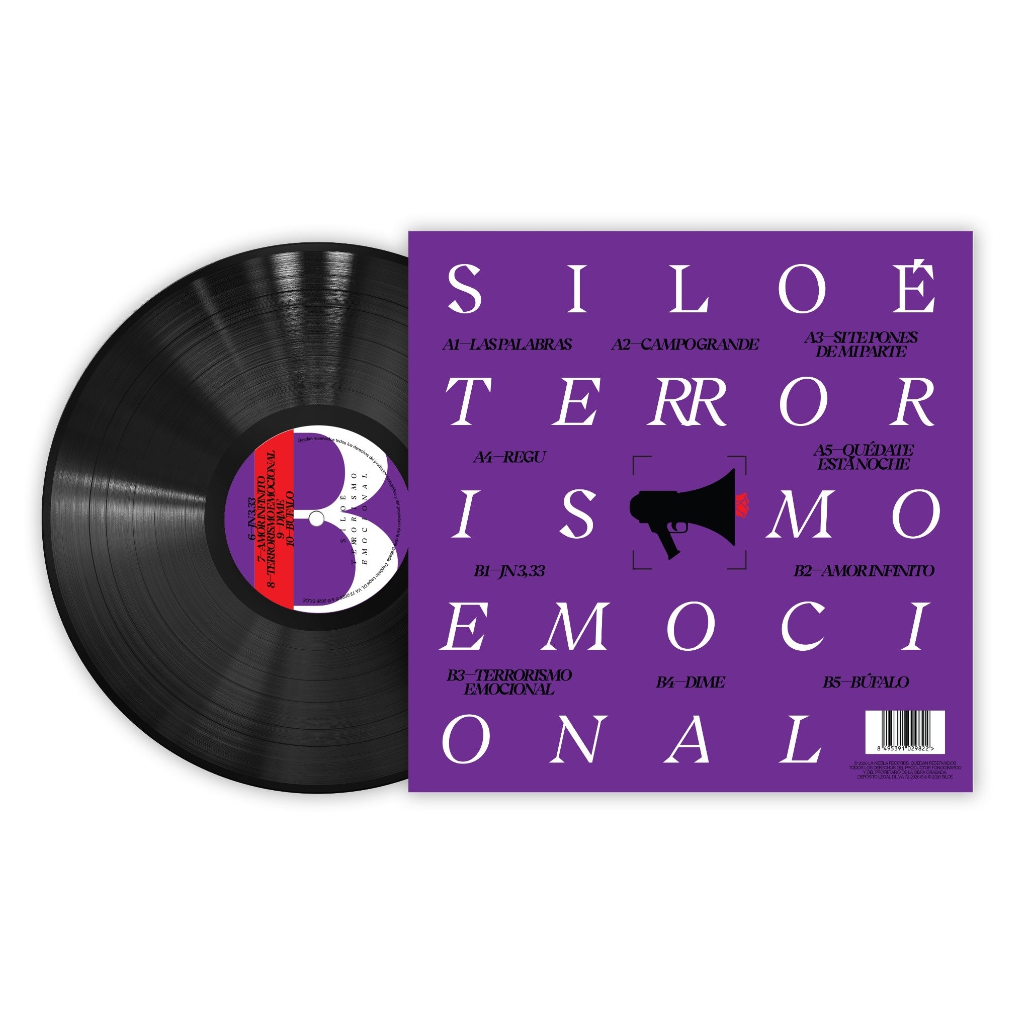 PREVENTA VINILO TERRORISMO EMOCIONAL