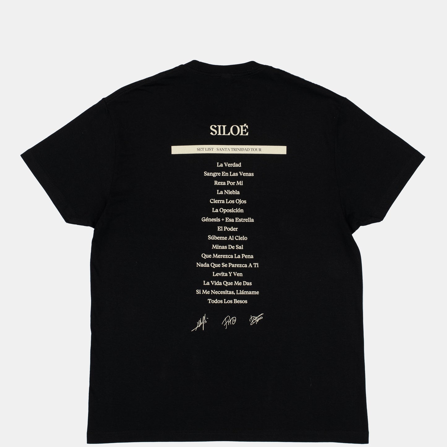 CAMISETA SETLIST FIRMADA