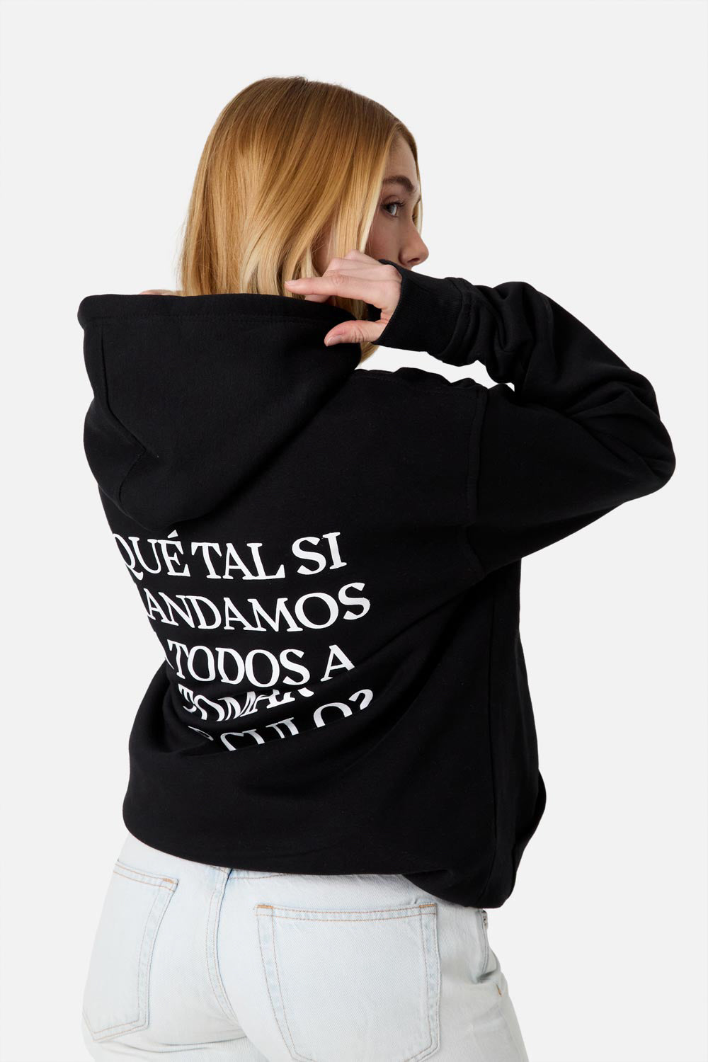 SUDADERA SILOÉ "A TOMAR POR CULO" BLACK ED. LIMITADA