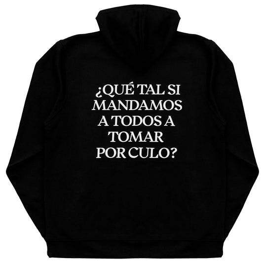 SUDADERA SILOÉ "A TOMAR POR CULO"  ED.  BLACK LIMITADA